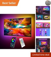 LED Backlight 18 Ft ICRGB for 75-85 Inch TVs Color Changing Flexible Strip