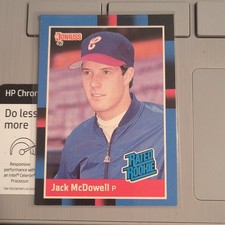 1988 Leaf Donruss Rated Rookie #47 Jack McDowell rc - White Sox