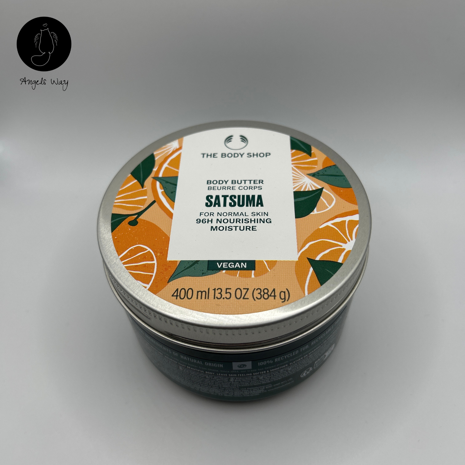 Body Shop Satsuma Body Butter 400ml Vegan Moisturiser Citrus
