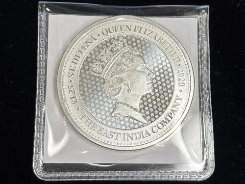 St. Helena 1.25 Oz .999 Fine Silver Rounds. (9 Available)