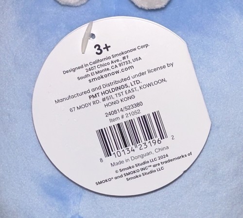 Peluche Smoko Blue Shark Tayto Midi Mochi nuovo squishy con etichetta raro HTF Limited - Foto 4 di 20