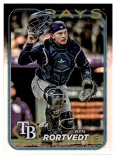 2024 Topps Baseball Update Ben Rortvedt Rainbow Foil #US234 Tampa Bay Rays
