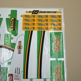 Lego Technic 24 Hours Race Car 42039 Sticker Sheet - New Never Used Authentic
