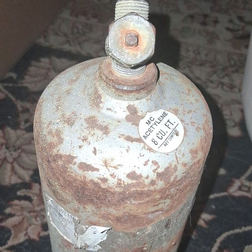Acetylene 8 CU. FT. Fuel Cylinder Welding Gas