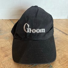 Groom Black Hat Adjustable Adult Size OSFA Groom Hat Wedding Baseball Cap