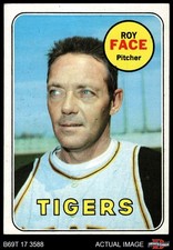 1969 Topps #207 Elroy Face Tigers 4 - VG/EX