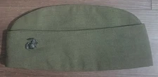 Defense Logistics Agency US Army Garrison Cap Green Hat! Size 6 7/8! Mint Cond!
