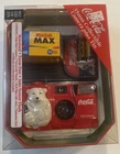 Vintage 2000 Coca Cola 35mm Polar Bear Collectible Camera Plus Christmas Tin Box