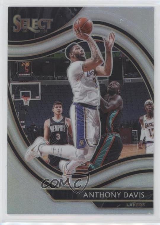 2020-21 Panini Select Courtside Silver Prizm Anthony Davis #228 4f5