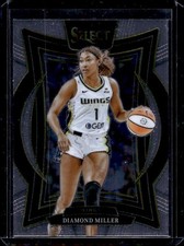 2025 Panini Select WNBA #15 Diamond Miller