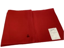 Fiestaware Fiesta Reversible Red Cotton Placemats Christmas Set Of 2