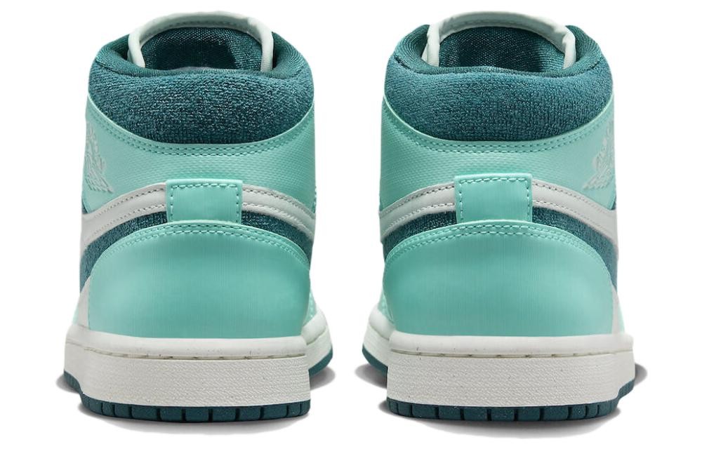 Size 9.5 - Air Jordan 1 SE Mid Bleached Turquoise W for sale