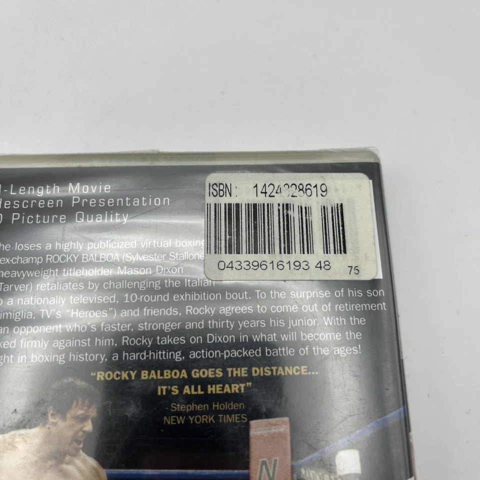 Rocky Balboa - Filme UMD PSP PlayStation Portable - Novo em folha lacrado - Imagem 3 de 4