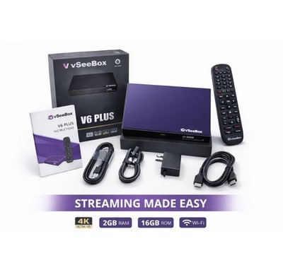 vSeeBox V6 Plus VSEE Android TV Box 64GB 8K HD - Free Shipping! 