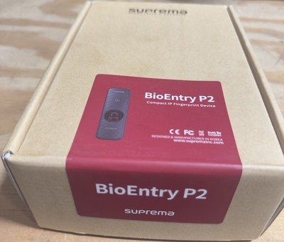Suprema BEP2OA BioEntry P2 Compact IP Fingerprint Reader, Mullion-Type Design