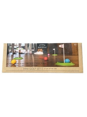 Studio Mercantile Mini Golf Set 9-Flag Putting Game Indoor Office Home Fun New