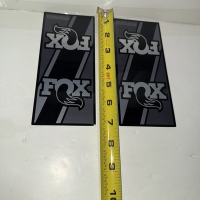 2 FOX RACING SHOCKS SHOX  SUSPENSION GENUINE DECALS STICKERS INTERNAL BYPASS