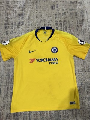 Nike Chelsea FC Soccer Jersey Eden Hazard#10 2018/19 Away Kit Mens XL Vaporknit