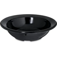 Heavy Duty Melamine Fruit Bowl for Serving Dish 3.5 Ounce Black