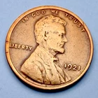 1921-P Lincoln Wheat 1c ~ VF w/Solid Details? ~ Old Clean? ~ C72