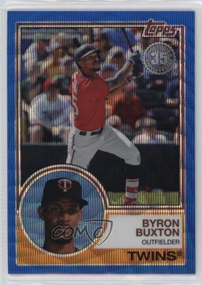 2018 Topps Series 2 Purple/Blue Wave 29/75 Byron Buxton #99 0qo1