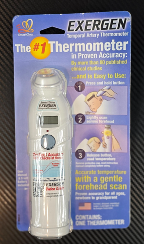 Exergen Temporal Artery Scanner Thermometer Forehead Scan TAT-2000C