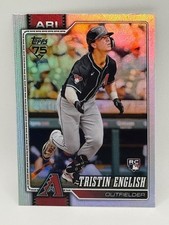 2026 Topps Series 1 Tristin English Rookie Card Foil Holo Arizona Diamondbacks. rookie card picture