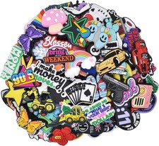 Shoe Charms, Lot of 25,40,80,100,120,160,200,450 PCS Clip Buckle Charms Random P