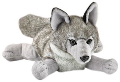 Wildlife Artists Wolf Lying Plush Toy 11'' L