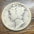 Rare 1926-S 10C Mercury Dime Actual Coin