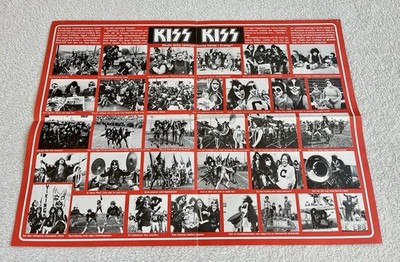 ABBA 1975 KISS Swedish Poster Music Magazine 1970s Vintage | eBay