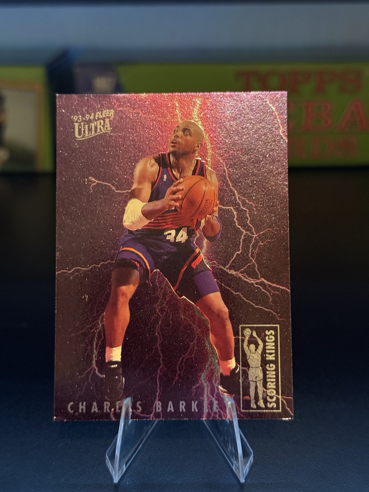 Fleer 1993-94 Ultra Scoring Kings #1 Charles Barkley Phoenix Suns Basketball
