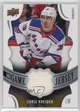 2018-19 Upper Deck UD Game Jersey Chris Kreider #GJ-CK 04y9