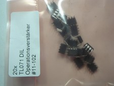 20x TL071 DIL Operational Amplifier #11-102#112c