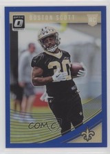 2018 Donruss Optic Rookies Blue Prizm 100/149 Boston Scott #128 fm0