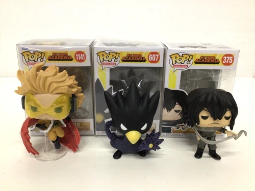 Funko Pop! Vinyl Figures (Lot of 3) My Hero Academia #'s: 375, 607, & 1141