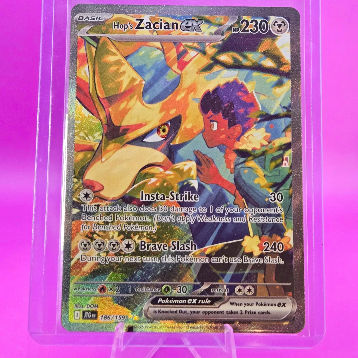 Hop's Zacian Ex 186/159 Sv09: Journey Together for sale | eBay