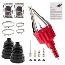 New Upgrade Universal CV Joint Boot Installation Tool Kit w/ 2 CV Boots, Fits...