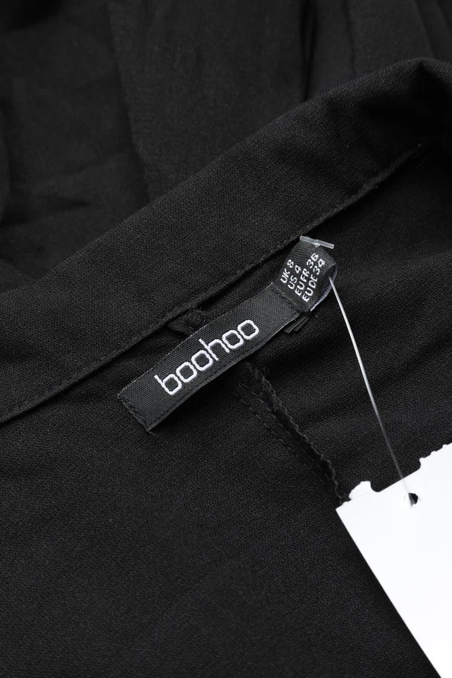 Boohoo Jumpsuit mit Gürtel D 34 schwarz - Bild 3 von 3