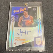 Panini Donruss Elite Pen Pals Tyrese Haliburton /99 Rookie Autograph Kings