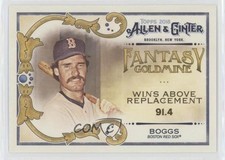2018 Topps Allen & Ginter Fantasy Goldmine Wade Boggs #FG-24 HOF 0w8