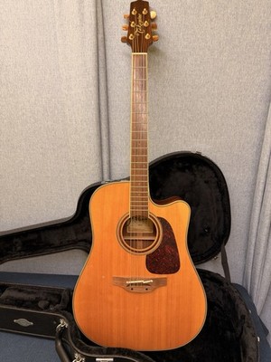 Takamine P4DC Pro Series Dreadnought Cutaway Acoustic-Electric Guitar Natural