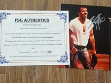 Bruce Springsteen autographed 8x10 photo, signed, authentic, COA