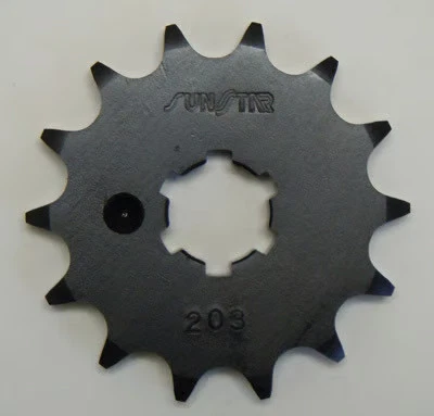 Piñón delantero de acero Sunstar - 13T motocicleta ATV/UTV bicicleta de calle suciedad 20313 Foto 2 de 4