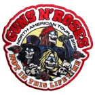 Guns N' Roses Patch Rund · Not In This Lifetime NA Tour 2016 (Ø 10cm) Band Merch