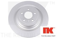 2X Bremsscheibe NK 3133143 2 Bremsscheiben Hinterachse Hinten FüR Mercedes-Benz