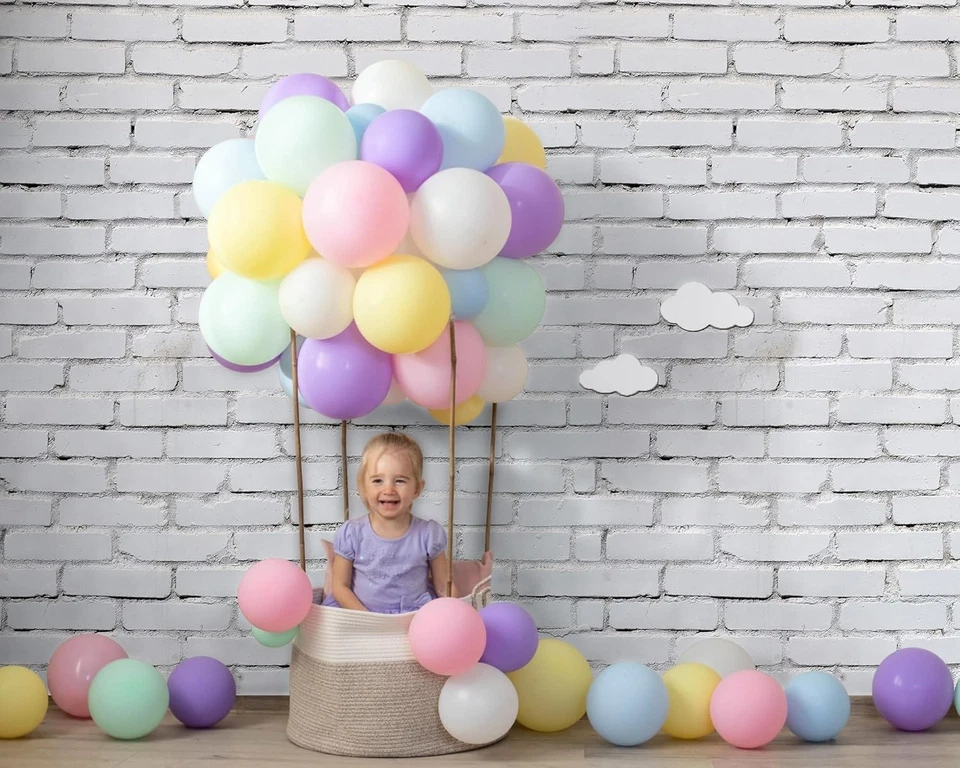 Telón de fondo de pared de ladrillo de 10 x 8 pies para fotografía tela de poliéster ladrillo foto ba... Foto 4 de 4
