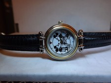 Disney Womens Vintage Minnie Mickey Mouse Watch Flowers Love Theme -HTF-New