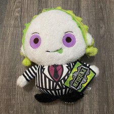 Cuteeze Beetlejuice Plush Beanbag Stuffed Toy New with tag 2024 green/white