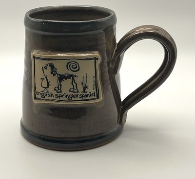 Deneen Pottery English Springer Spaniel Ceramic Mug Made in USA